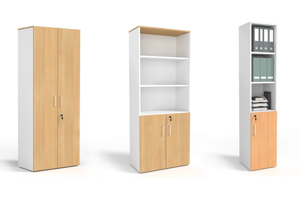 Melamine bookcases